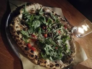 Vegan Pizza Bianca at Village Pizza in Drumcondra