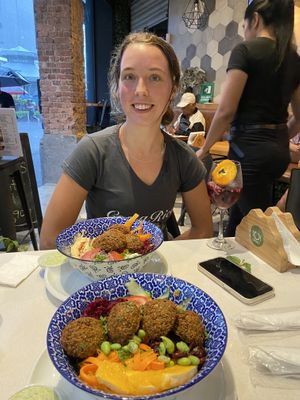 Falafel bowls.   at Choko - Maybe closed in San Jose