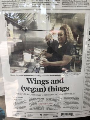 Lots of love infused into the food. at B & B Wings & Things in Middletown