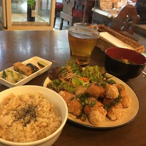 Karage lunch set at Nagi Shokudo in Kamakura