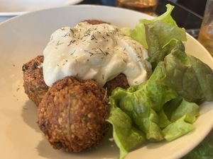 Falafels  at Nagi Shokudo in Kamakura