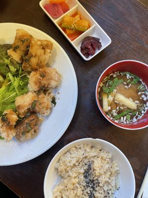   at Nagi Shokudo in Kamakura