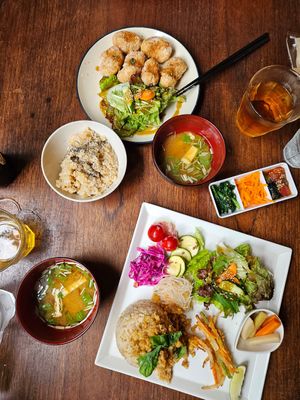 2 lunch sets at Nagi Shokudo in Kamakura