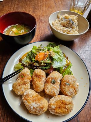 Soy meat at Nagi Shokudo in Kamakura