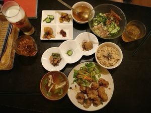 a wonderful array of delicious food, amazing sour plum sake, great quirky relaxed vibe. Definetely must visit again at Nagi Shokudo in Kamakura