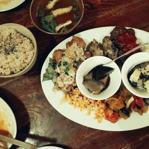 Dish for two at Nagi Shokudo in Kamakura