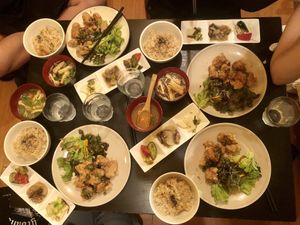Soy meat dinner set A for 4 people - heaven at Nagi Shokudo in Kamakura