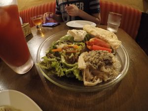 Various veggies at Nagi Shokudo in Kamakura