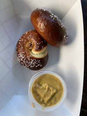 Pretzel knots - great! at The Bye and Bye in Portland