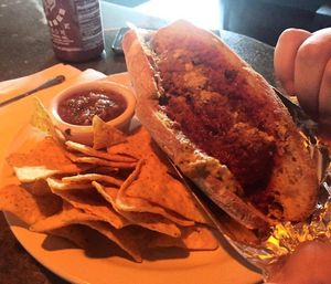 Meatball sandwich at The Bye and Bye in Portland