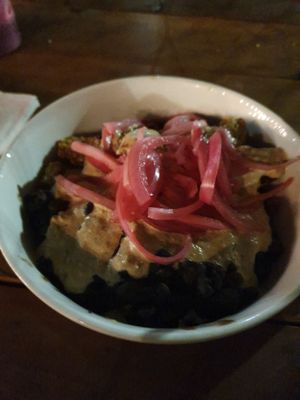 Miso chile at The Bye and Bye in Portland