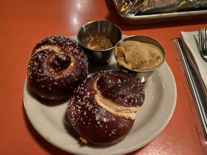Pretzels  at The Bye and Bye in Portland