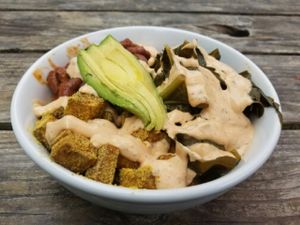 southwest bowl with avocado  at The Bye and Bye in Portland
