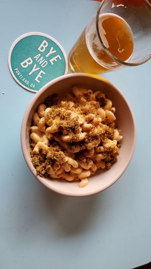 Mac and cheese at The Bye and Bye in Portland