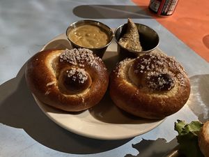 Pretzel Knots ($6) at The Bye and Bye in Portland