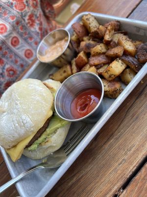 Breakfast sandwich   at The Bye and Bye in Portland