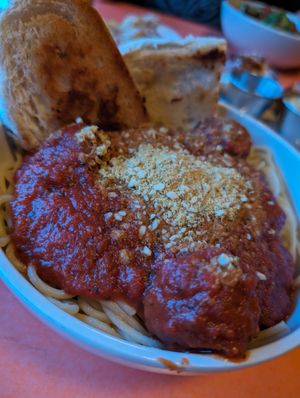 Spaghetti at The Bye and Bye in Portland