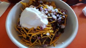 chili pie. delicious! at The Bye and Bye in Portland