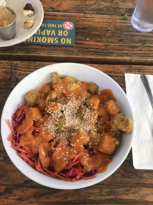 Spicy bowl at The Bye and Bye in Portland