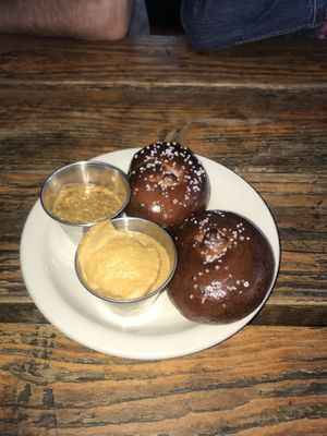 Pretzel knots  at The Bye and Bye in Portland