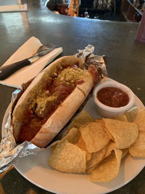 meatby sub at The Bye and Bye in Portland