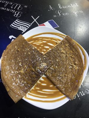 crepe with lotus speculoos   at My French Factory in Langkawi