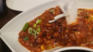 Spicy & sweet vegetable kofta main at Da Gurkha Fine Dining in Liverpool