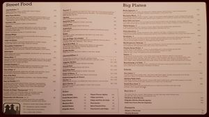 Charlie Browns food menu. They also have a full drinks menu. at Charley Browns Mexicana in Bangkok