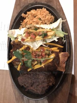 Vegan Charley Brown Platter at Charley Browns Mexicana in Bangkok