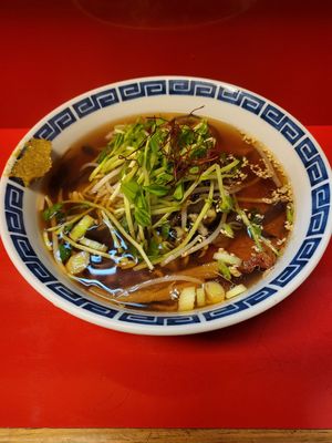 Vegan ramen at TàiLáng ZhōngHuá Lāmiàn in Tainan