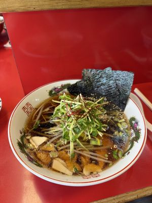 Soy base trufflee  at TàiLáng ZhōngHuá Lāmiàn in Tainan