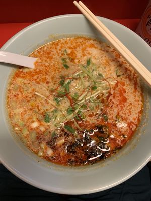 Spicy Soy Milk Ramen at TàiLáng ZhōngHuá Lāmiàn in Tainan