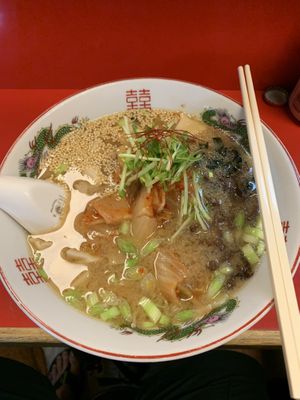 Kimchi Miso Ramen at TàiLáng ZhōngHuá Lāmiàn in Tainan