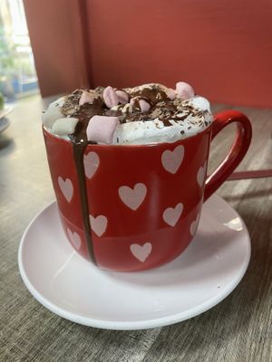 Deluxe hot choc   at The Little Kitchen in Boston