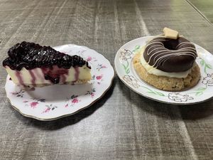 White forest cheesecake and rocky road cookie   at The Little Kitchen in Boston