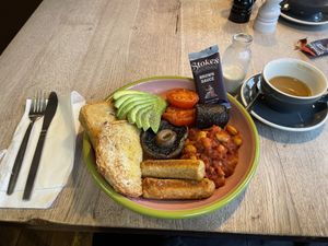 Vegan breakfast 🌱  at Broadway Deli  in Broadway