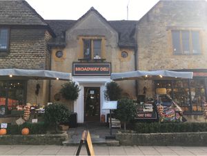 Front view of the café  at Broadway Deli  in Broadway