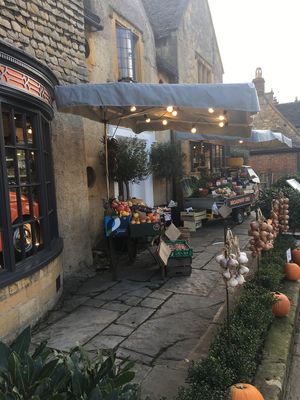Front stalls at Broadway Deli  in Broadway