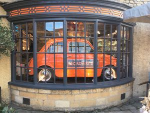 Front window at Broadway Deli  in Broadway