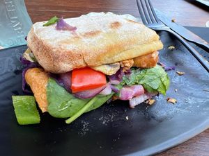 The #12 with tofu  at Beanhive Coffee in Dublin