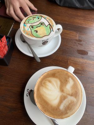 Coffee with plant milk  at Beanhive Coffee in Dublin