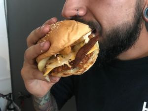 FaconBurger.  at HolyVegan! in Aguascalientes