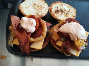 Fakon burguer  at HolyVegan! in Aguascalientes