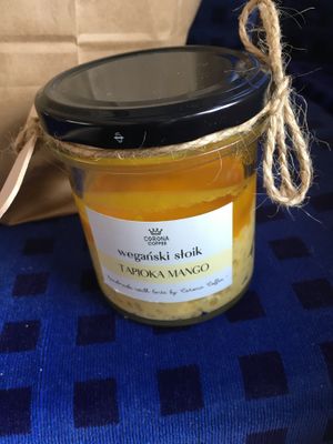 Tapioca pudding with mango   at Corona Coffee - Kaszubska 67 in Szczecin