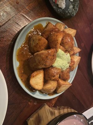 Patatas bravas   at The Black Pig with White Pearls in North London
