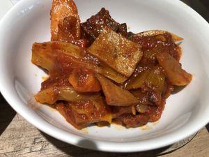 Vegetable and Seitan  at Venuss - Herrengasse in Vienna