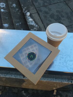 Waffles and Eggnog at Venuss - Herrengasse in Vienna