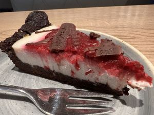 Chocolate raspberry cheesecake   at Venuss - Herrengasse in Vienna