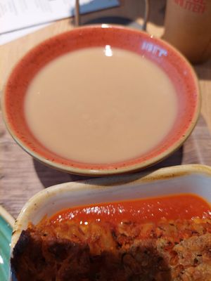 White bean soup at Venuss - Herrengasse in Vienna