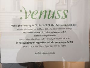 Hours at Venuss - Herrengasse in Vienna